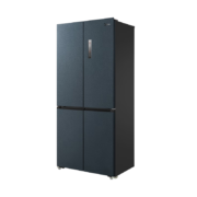 plus会员：Midea 美的 BCD-485WSPZM(E) 风冷十字对开门冰箱 485L 烟雨灰