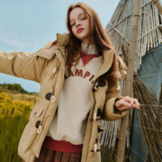 E·LAND 衣恋 女士短款羽绒服 EEJDC8T01I35