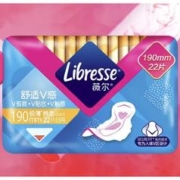 薇尔 Libresse 舒适V感极薄棉柔迷你日用卫生巾 19cm*22片
