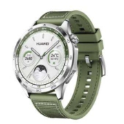 20点开始、PLUS会员：HUAWEI 华为 WATCH GT 4 46mm 云杉绿 绿色复合编织表带