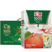 再降价：汇源 100%果汁苹果汁 200ml*12盒