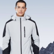 NINETYGO 90分 男士秋冬新雪丽连帽防风保暖棉服