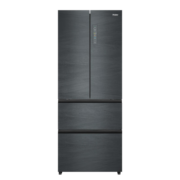海尔（Haier）【年度新品】海尔冰箱410升法式多门四开门零距离自由嵌入式变频一级能效风冷无霜超薄家用冰箱 零距离自由嵌入式     健康植萃净味