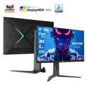 20点开始：ViewSonic 优派 VX2781-2K-PRO-2 27寸IPS显示器（2560×1440、170Hz、HDR400）