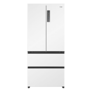 海尔（Haier）500升冰箱零嵌入式白色法式对开四门家用 超薄底部散热一级能效双变频风冷无霜大容量 【零距离自由嵌入式】500WGHFD4DW9U1
