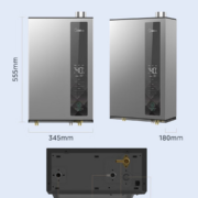 京东百亿补贴:美的（Midea）16升燃气热水器 天然气 超一级能效 JSLQ27-16LN1影墨