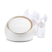贝瑞克（spectra）电动吸奶器DS大贝贝升级双电机双边舒适泌乳吸乳器吸力15档可调节 双边配件(不可充电)