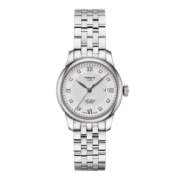 天梭（TISSOT）瑞士手表 力洛克系列腕表 钢带机械女表T006.207.11.036.00