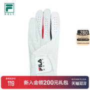 FILA 斐乐 ATHLETICS斐乐官方男士运动单只手套专业运动高尔夫