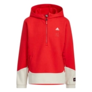 adidas阿迪达斯官方轻运动兔年款男大童宽松印花连帽半开襟卫衣