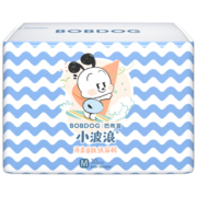 巴布豆(BOBDOG)小波浪超柔亲肤M90片(6-11KG)婴儿尿不湿 柔软透气不闷热