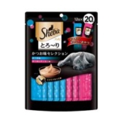 plus会员：Sheba 希宝 京东会员希宝猫零食成猫猫条海陆奢享+鲣鱼及三文鱼味12g*20条舔食软包量贩装