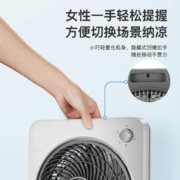 CHANGHONG 长虹 电风扇转叶扇家用风扇台式转页扇台扇学生鸿运扇办公室宿舍电扇 迷你白色款