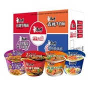 康师傅 方便面 红烧牛肉*3+酸菜*3+香辣*3+鲜虾鱼板*3 泡面85g＊14桶
