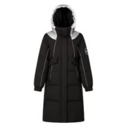 雪中飞 秋冬新品极寒科技金属酷女士长羽绒服防寒保暖
