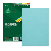 天章(TANGO)新绿天章A5彩纸 蓝色 彩色打印纸复印纸 彩色卡纸非硬 彩色纸儿童手工折纸剪纸 浅蓝色80克 500张