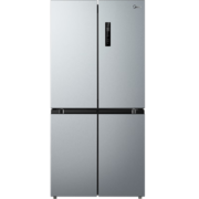 美的(Midea)480升四开门冰箱双变频一级能效十字对开门家用电冰箱双循环风冷无霜温湿精控大容量 BCD-480WSPZM(E)