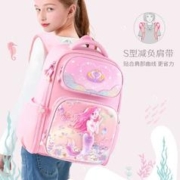 88VIP会员：多妙屋 书包小学生女生三二一年级女童美人鱼减负护脊儿童2023新款
