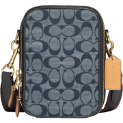 蔻驰（COACH）奢侈品女士织物配皮单肩斜挎包C8235 B4EI【品牌授权直供】
