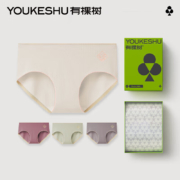 京东百亿补贴：YOUKESHU 有棵树 女士内裤棉裆抗菌中腰 4件
