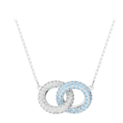 施华洛世奇（SWAROVSKI）【品牌官方直售】 施华洛世奇 Stone 项链女 蓝色 5642883