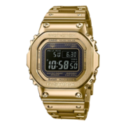 卡西欧（CASIO）G-SHOCK礼物推荐男表经典35周年限定街头说唱小方块金属小方表 GMW-B5000GD-9香港直邮