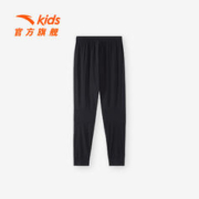 ANTA 安踏 男童裤子冰感速干2023年秋冬新款中大儿童装薄款弹力运动长裤