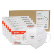 霍尼韦尔（Honeywell）KN95口罩 H950V防粉尘防雾霾PM2.5透气薄款防过敏鼻炎支原体 H950V耳戴式 5只散装(KN95 带呼吸阀)