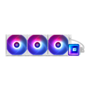 艾湃电竞（Apexgaming）NANCOOL360 PRO White CPU一体式水冷（白色/PWM温控/神光同步/支持13代&AMD5）