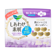 乐而雅（laurier）花王乐而雅F透气棉柔特薄超长量特多日用卫生巾25cm 17片