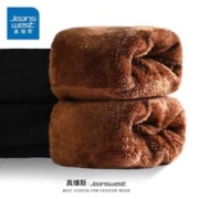 JEANSWEST 真维斯 男秋冬款双层加绒保暖棉裤