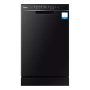 海尔（Haier）洗碗机10套大容量嵌入式家用 晶彩分区精洗 80℃双微蒸汽消毒智能开门速干 云智洗 旗舰款EYW101286BKTU1