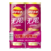 京东试用:乐事（Lay's） 休闲零食 无限组合 薯片 番茄味 104克*2罐 208克