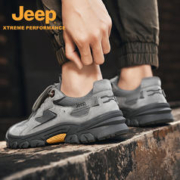 Jeep 吉普 透气轻便徒步鞋男户外防滑耐磨登山鞋旅行护趾休闲鞋子女