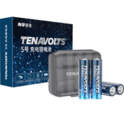 南孚（NANFU）5号充电锂电池4粒 1.5V恒压快充 TENAVOLTS 适用游戏手柄/VR 手柄/键鼠/吸奶器等 AA五号