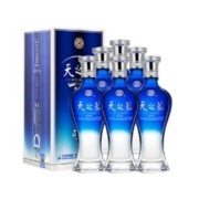 88VIP会员：YANGHE 洋河 天之蓝 蓝色经典 旗舰版 42%vol 浓香型白酒 520ml*6瓶