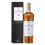 麦卡伦（MACALLAN）麦卡伦 MACALLAN 单一麦芽苏格兰威士忌斯佩塞产区雪莉桶爱丁顿 麦卡伦12年雪莉桶单桶700ml