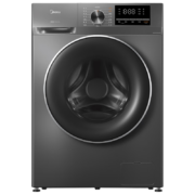 双十一预售、京东plus: 美的（Midea）滚筒洗衣机全自动10公斤家用大容量 轻净直驱系列 健康除菌螨 祛顽渍 直驱变频 1.08超高洗净比 MG100V630DE