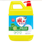 京东百亿补贴:雕牌 青柠洗洁精大桶装4.68kg 近10斤实惠装
