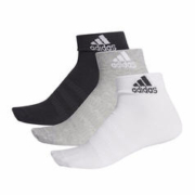 adidas 阿迪达斯 三双装男袜女袜休闲舒适透气运动袜