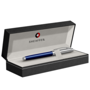 犀飞利（Sheaffer）钢笔 100系列 商务办公学生书法练字墨水笔 蓝珐琅F尖
