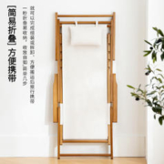 YONGJUE 永爵 躺椅阳台家用休闲午休户外帆布沙滩椅室外庭院露营实木折叠椅睡椅