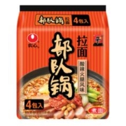 PLUR会员：农心 酸辣火腿风味韩式部队锅拉面 四连包 118g*4包