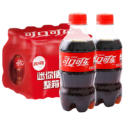 Coca-Cola 可口可乐汽水碳酸饮料  有糖可乐300ml*6瓶
