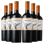 MONTES【蒙特斯官旗】智利原瓶进口红酒 蒙特斯montes经典系列 马尔贝克红葡萄酒750ml整箱装