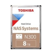 TOSHIBA 东芝 N300 8TB NAS硬盘（CMR、7200rpm、256MB）HDWG180