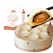 桃花点点鲜汁肉包子800g10只 早餐半成品 包子速食 儿童早餐 扬州特产