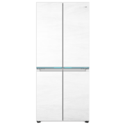 海尔（Haier）冰箱475升零嵌入式超薄白色四开门双开门十字门全空间保鲜一级双变频风冷无霜家用大容量电冰箱 475升白色+EPP超净系统+全温区变温+底部散热