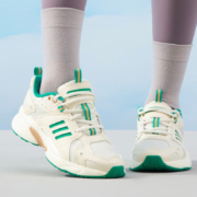 京东百亿补贴：adidas 阿迪达斯  JZ RUNNER 运动休闲鞋 IE5544 42码UK8码