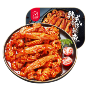 红小厨韩式香辣鱿鱼200g冷冻非鲜活生鲜新鲜海鲜加热即食烧烤食材 韩式香辣鱿鱼200g